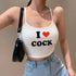 I Love Cock Tank Top
